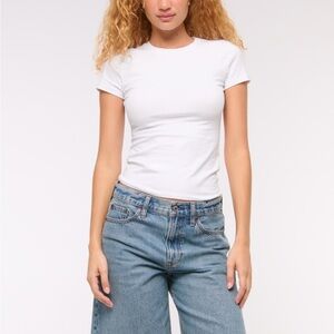 Abercrombie lounge tucksble baby tee